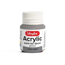 Ideyka Farba akrylowa ciemnoszara 20ml
