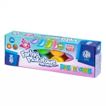 Farby plakatowe pastelowe Astra 12 kolor�w 12 x 20 ml