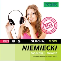S�uchaj i m�w. 500 s��w... i m�wisz. S�ownictwo niemieckie A2/B1 z nagraniami. Ksi��ka + CD