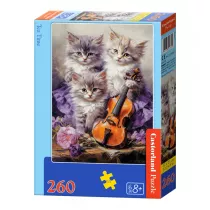 Puzzle 260 el. Musical Kittens Castorland
