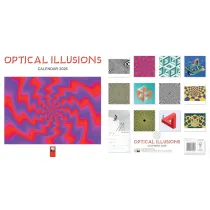 Kalendarz 2026 �cienny kwadrat Iluzje optyczne