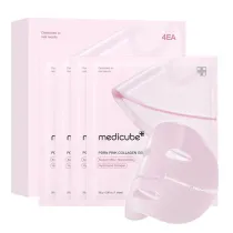 Medicube PDRN Pink Collagen Gel Mask kolagenowa maska do twarzy 4 szt.