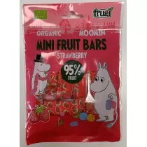 Batoniki mini (muminki) wieloowocowe truskawka bez dodatku cukrw 67 g Bio