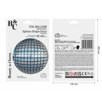 Godan Balon foliowy Kula Disco 40 cm