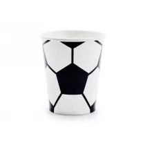 PartyDeco Kubeczki Pi�ka 260 ml 6 szt.