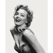 Brushme Malowanie po numerach - Niezapomniana Monroe 40x50cm