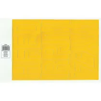 Artdruk Litery samoprzylepne 8 cm 8 arkuszy ��ty