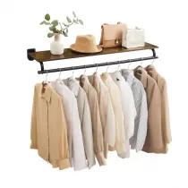 Songmics Wieszak cienny na ubrania z pk 2 w 1