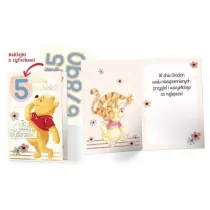 Kukartka Karnet B6 DSK-024 Urodziny Kubu� Puchatek (wymienne cyfry)