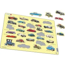 Puzzle 30 el. Samochody Larsen