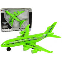 Samolot pasażerski zielony Leantoys