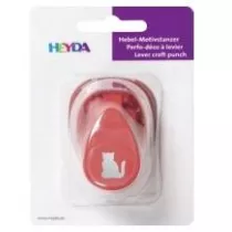 Heyda Dziurkacz ozdobny redni kotek 17mm