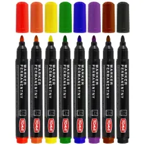Marker permanentny Toma 1,5mm - czerwony (TO-202)