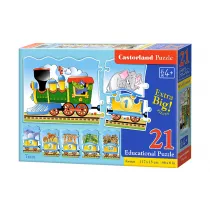 Puzzle Maxi 21 el. Pocig i cyferki Castorland