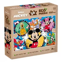 Puzzle 24 Myszka Miki Eko dwustronne Lisciani