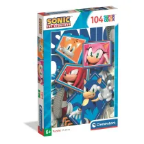 Puzzle 104 el. SuperColor. Sonic Clementoni