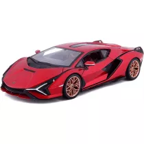 Bburago model lamborghini sian fkp 37 red 1:24