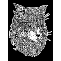 Kolorowanka Welwetowa 47x35 Kot Fantazja
