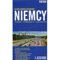 Niemcy. Mapa samochodowa 1:820 000