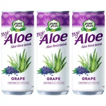 Pure Plus Napj z aloesem Aloe Vera Drink Winogrono zestaw 3 x 240 ml