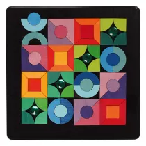 Ukadanka magnetyczna Ksztaty Geometryczne i Klejnoty, 6+, Grimm's Grimms