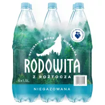 Rodowita z Roztocza Woda mineralna niegazowana Zgrzewka 6 x 1.5 l