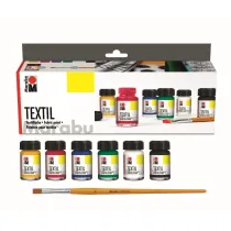 Marabu Zestaw farb do tkanin Textil starter 6x15ml