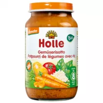 Holle Obiadek Risotto warzywne po 8 miesicu 220 g Bio