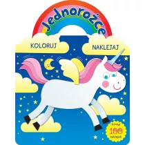 Jednoro�ce. Koloruj i naklejaj