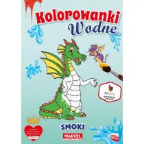 Kolorowanka wodna. Smoki
