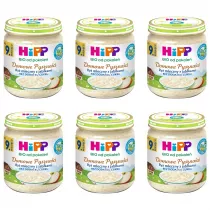Hipp Domowe Pysznoci Ry mleczny z jabkami po 9. miesicu zestaw 6 x 200 g Bio