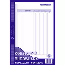 Kosztorys budowlany instalacyjno-montaowy 602-1