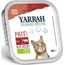 Yarrah Pasztet dla kota wołowo-drobiowy z cykorią 100 g Bio