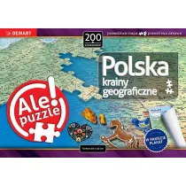 Puzzle 200 el. Polska Krainy geograficzne Demart