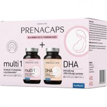 Formeds Zestaw Prenacaps Multi 1 + DHA Suplement diety 2 x 60 kaps.
