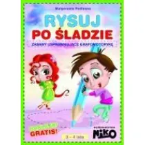 Rysuj po �ladzie Zabawy usprawniaj�ce grafomotoryk� 3-4 lata