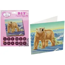 Diamentowa mozika Rodzina polarna 18x18cm Pro Kids