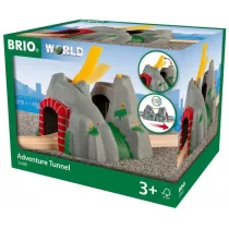 Tunel z mostem i dwikami 33481 Brio