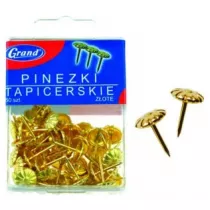 Grand Pinezki tapicerskie z�ote 50 szt.