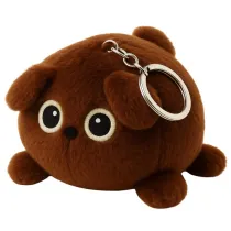 Leantoys Brelok maskotka mi brzowy 9cm