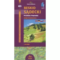 Beskid S�decki Prze�om Popradu mapa turystyczna