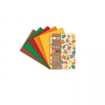 Happy Color Blok Deco Forest, 5 kolorw, A4, 170g, 20 arkuszy 170 g 20 kartek