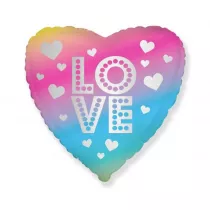 Flexmetal Balon foliowy Love 46x48cm