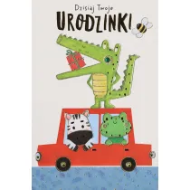 Karnet okazjonalny B6 z kopert� Urodziny Dziecko PAN DRAGON HM200-3271