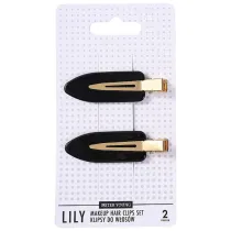 Sister Young Lily Makeup Hair Clips Set klipsy do wosw Black 2 szt.