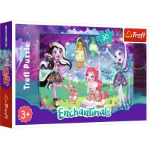 Puzzle 30 el. Magiczny wiat Enchantimals Trefl