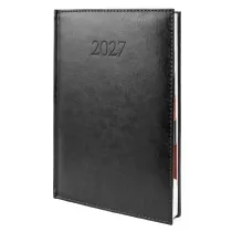 Kalendarz 2027 B5 Agenda Dzienny Czarny