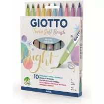 Pisaki Turbo Soft Brush pastel 10 kolorw