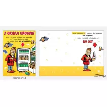 Stamp Karnet Comic B6 + koperta wz�r nr 13 Urodziny