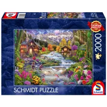 Puzzle 2000 el. PQ Rzeka w g�rach Schmidt